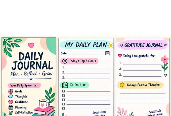 design planners and journals